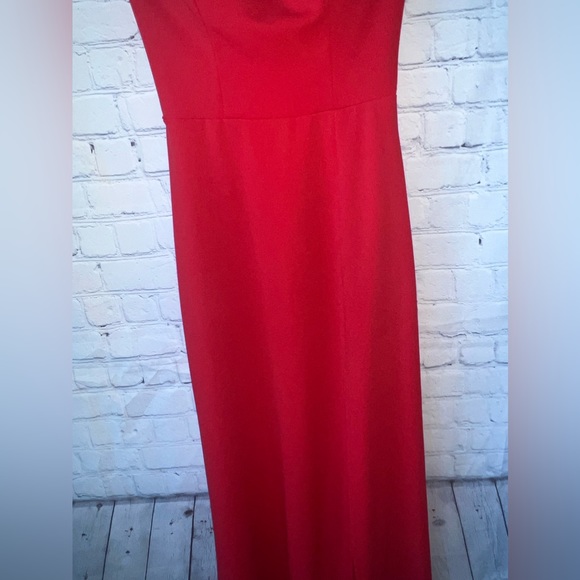 Windsor Red long dress size 1/2 - Picture 9 of 12